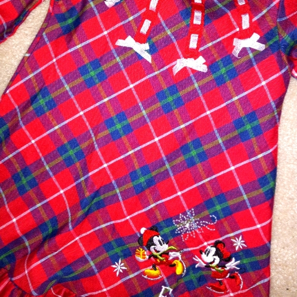 Disney NWOT "Emma" Nightgown, Sz 2, Minnie/Mickey Embroidery - Picture 4 of 9